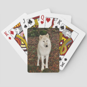 White Wolf Poker Cards