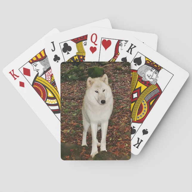 White Wolf Poker Cards (Back)