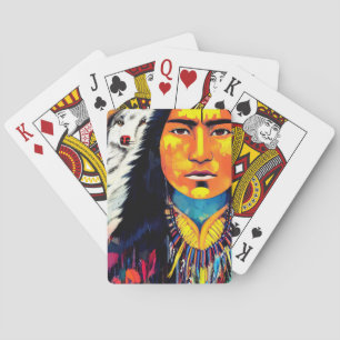White Wolf Poker Cards