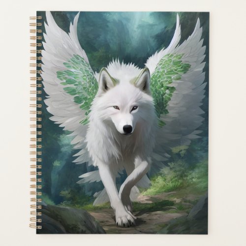 White Wolf with Wings Planner