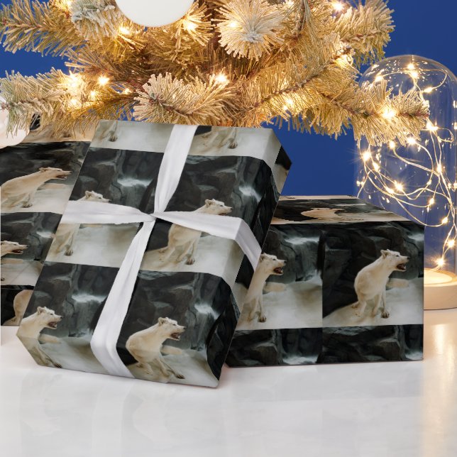 White Wolf Wrapping Paper (Holidays)