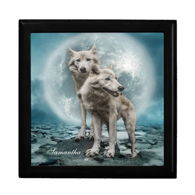 White Wolves and the Moon Gift Box (Front)