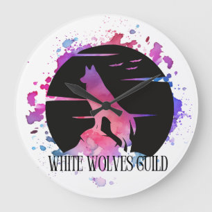 White Wolves Guild Clock