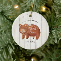 Mama Bear Christmas Ornaments