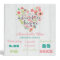 White Wood & Heart Birth Stats Baby Girl Scrapbook