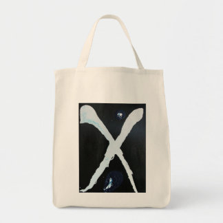 WHITE X TOTE BAG