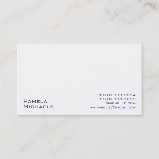 Customizable White XV Business Card Templates
