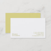 White XXVI Business Card (Front/Back)