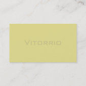 White XXVI Business Card (Back)