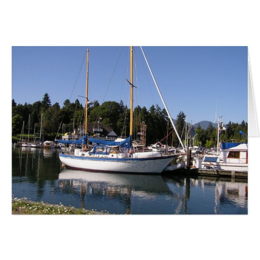 White Yacht Cards (Front Horizontal)