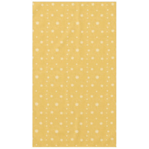 White Yellow Daisy Flowers Tablecloth