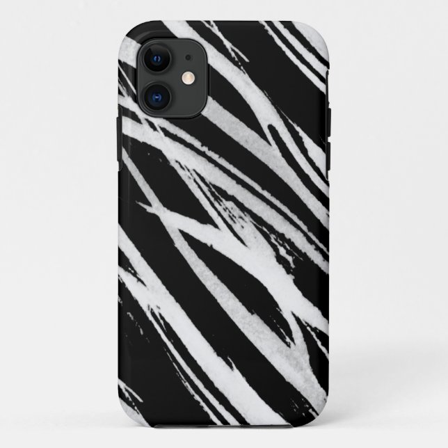 white zebra Case-Mate iPhone case (Back)