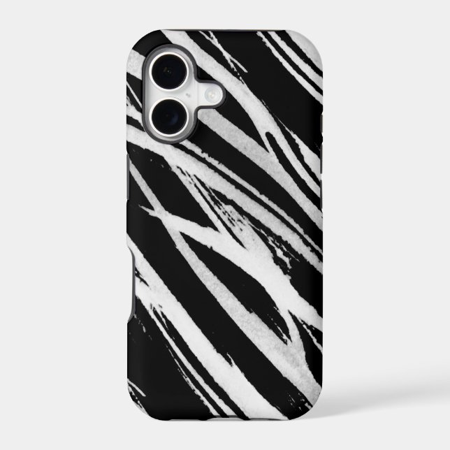 white zebra iphone case (Back)
