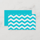 White Zig Zag Business Card (Front/Back)