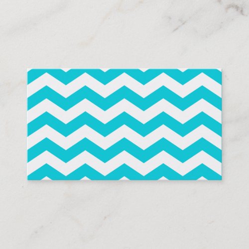 White Zig Zag Business Card