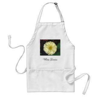 White Zinnia Adult Apron
