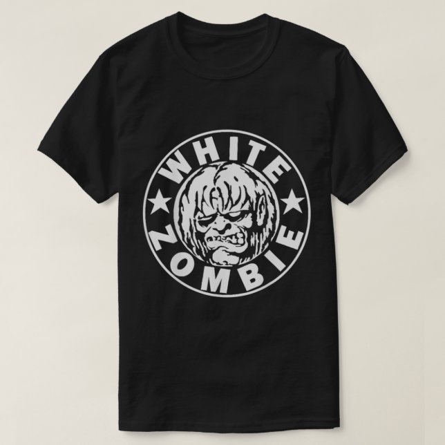 White Zombie White Classic  T-Shirt (Design Front)