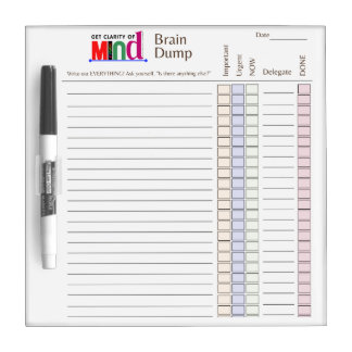 Whiteboard Braindump