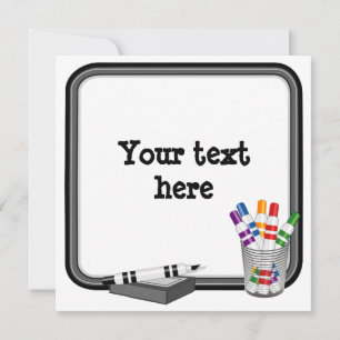 Whiteboard Cards, Customize your text