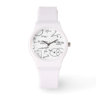 Whiteboard silicon band white watch