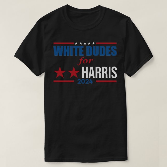 WhiteDudesForKamala 1 T-Shirt (Design Front)