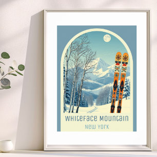 Whiteface Mountain New York ski resort Poster