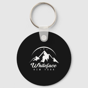 Whiteface Mountain New York Ski Resort Skiing Snow Keychain