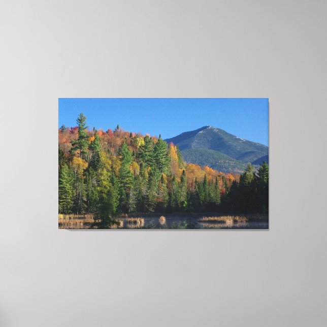 Whiteface Mountain over Little Cherrypatch Pond Canvas Print (Front)