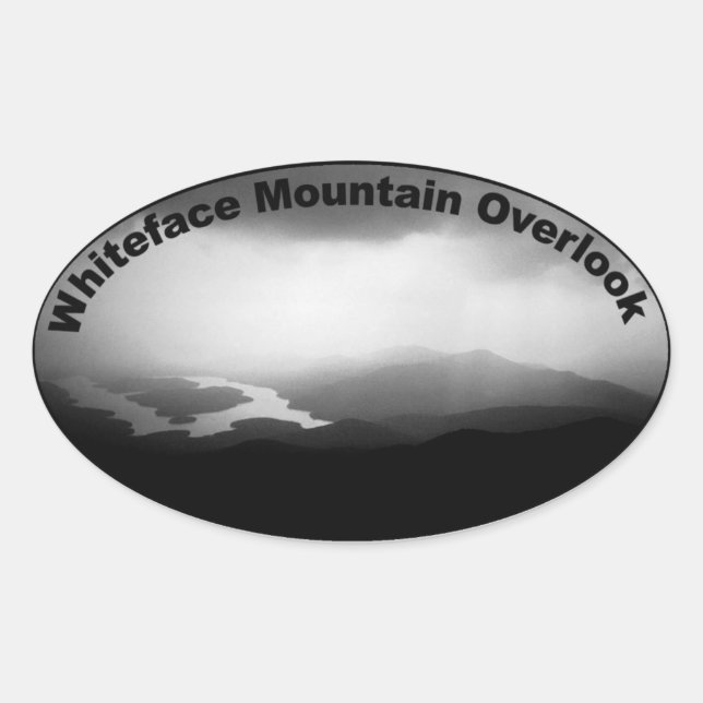 Whiteface Mountain Overlook Sticker (Front)