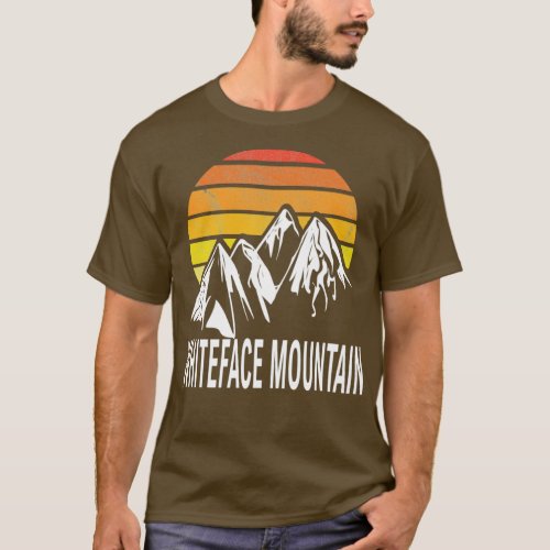 Whiteface Mountain Wilmington New York America Ski T_Shirt