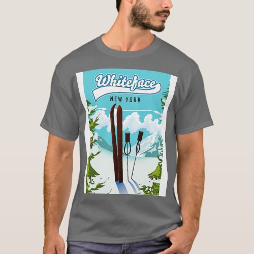 Whiteface New York To Ski T_Shirt