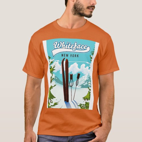 Whiteface New York To Ski T_Shirt