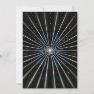Whitefire Supernova Cosmic Galaxy Star White Black Invitation