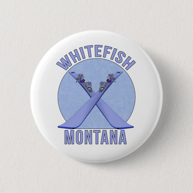 Whitefish, Montana Button (Front)