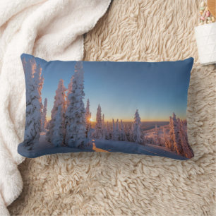 Whitefish, Montana Lumbar Pillow