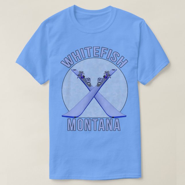 Whitefish Montana T-Shirt (Design Front)