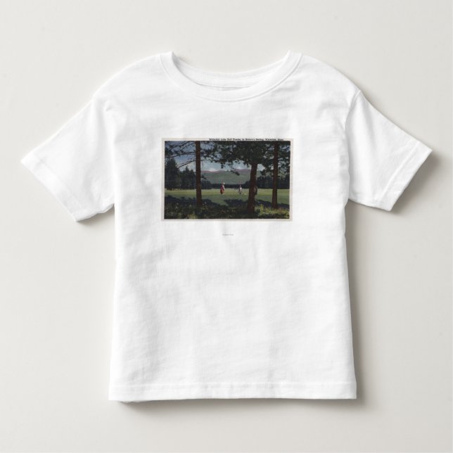 Whitefish, Montana - Whitefish Lake Golf Course Toddler T-shirt (Front)