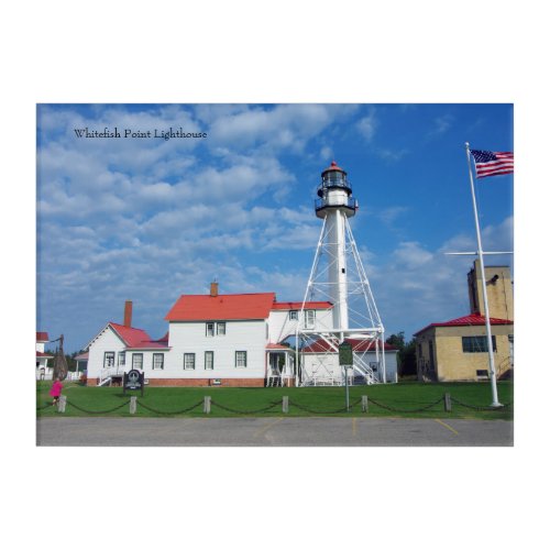 Whitefish Point Lighthouse acrylic wall art