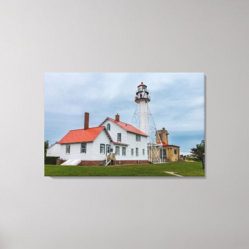 Whitefish Point Lighthouse Canvas Print