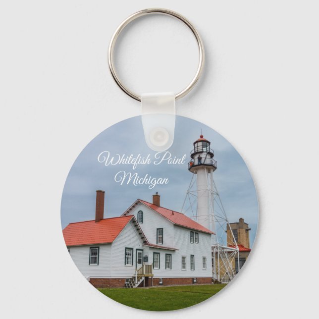 Whitefish Point Lighthouse Keychain (Front)