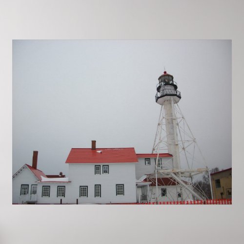 Whitefish Point Lighthouse Photo Poster