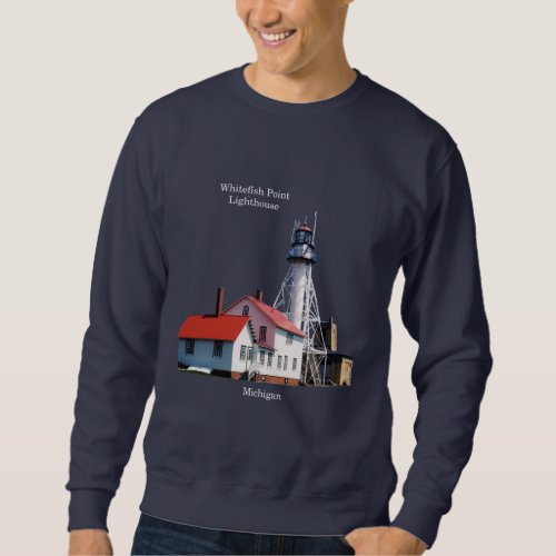 Whitefish Point Lighthouse shirt dark
