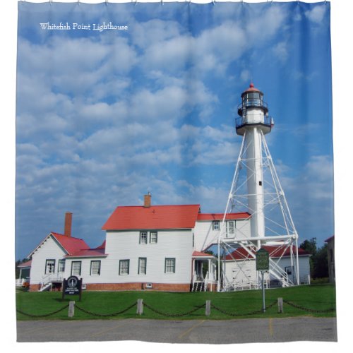 Whitefish Point Lighthouse shower curtain