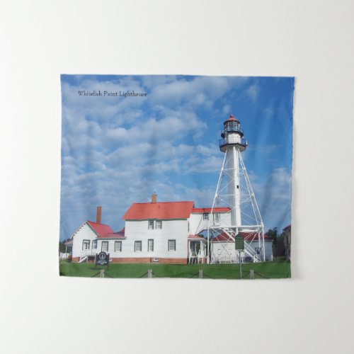 Whitefish Point Lighthouse tapestry