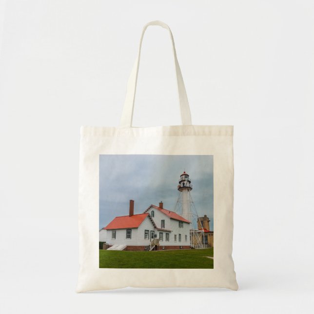 Whitefish Point Lighthouse Tote Bag (Front)