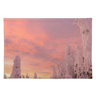 Whitefish Range Whitefish, Montana Cloth Placemat