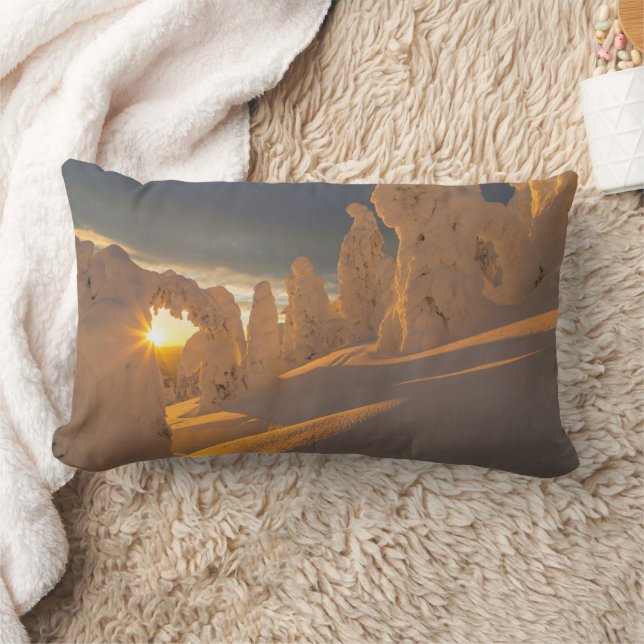 Whitefish Range | Whitefish, Montana Lumbar Pillow (Blanket)
