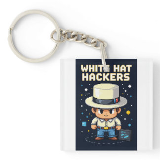 WhiteHat HacKer Keychain