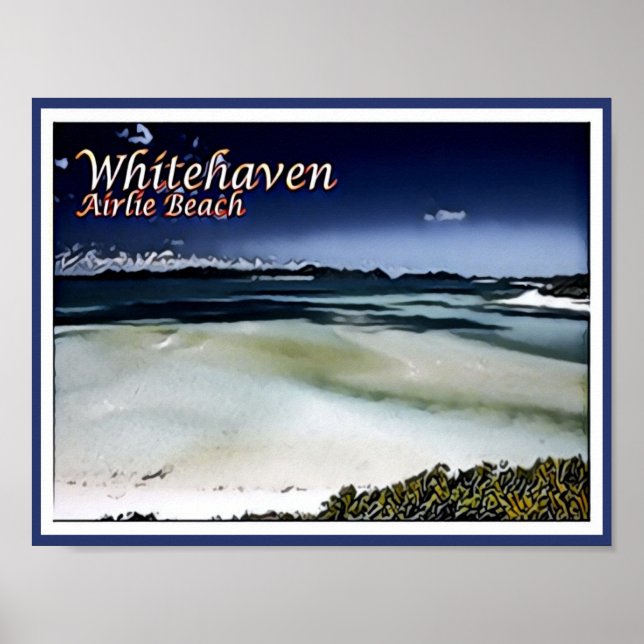 Whitehaven - Airlie Beach - Australia - Poster (Front)