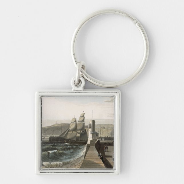 Whitehaven, Cumberland, from 'A Voyage Around Grea Keychain (Front)